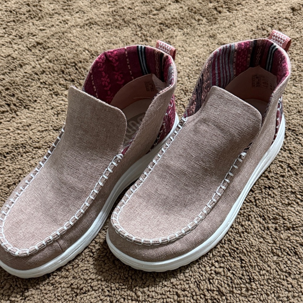 Hey Dude Women's Pink Slip-On Shoes